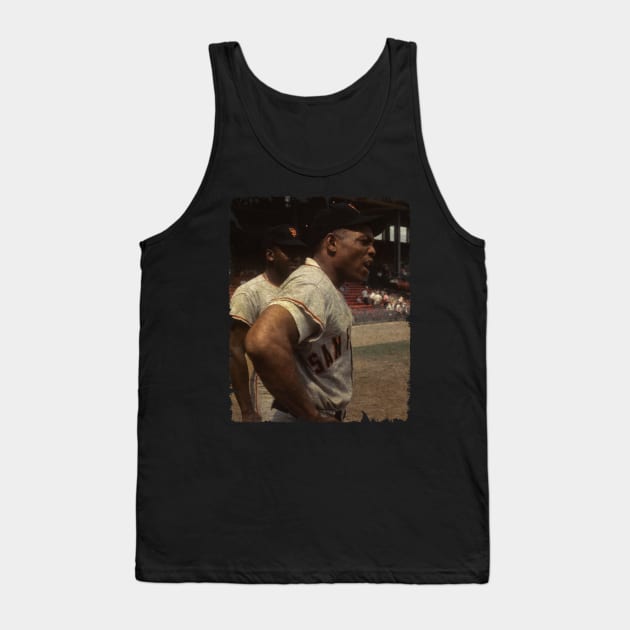 Willie Mays in San Francisco Giants Tank Top by PESTA PORA